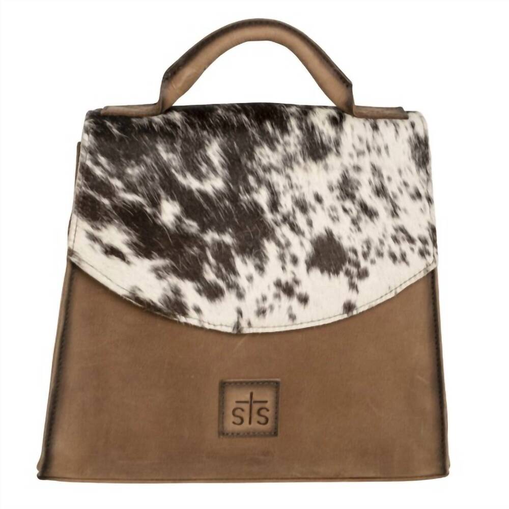 NEW STS RANCHWEAR women's remi convertible backpack in cowhide